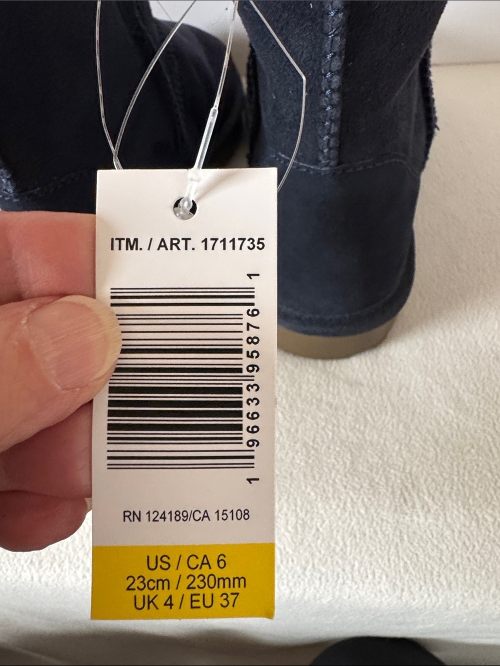 Kirkland suede/wool lining ankle boots - Picture 6 of 11